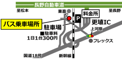 更埴ＩＣの地図